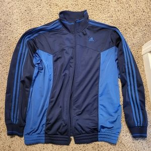 Adidas Track Jacket - Men's Large - Navy & Blue - Used